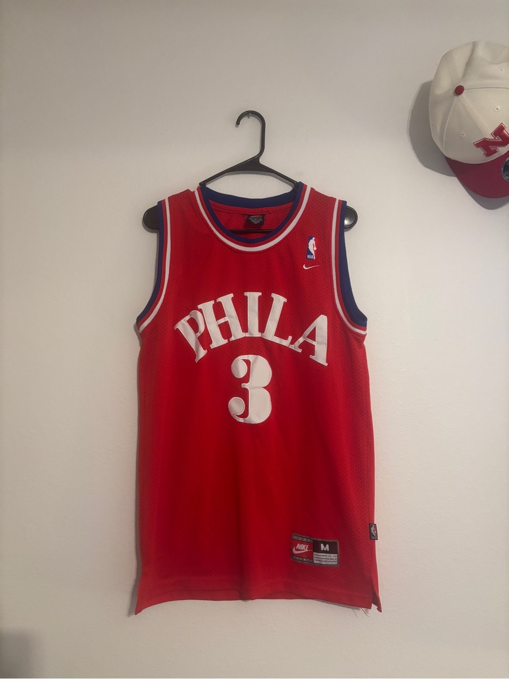 Nike Red PHILA Basketball Jersey #3